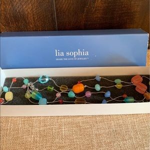 Multicolored Jade and Amazonite necklace